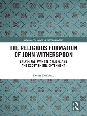 cover image of The Religious Formation of John Witherspoon